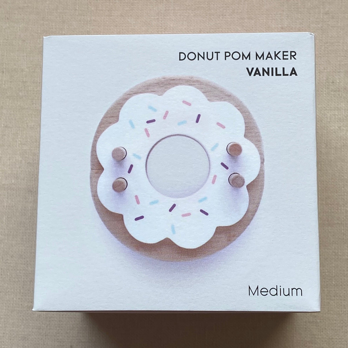 Donut Pom Maker – Vanilla - Pom Maker