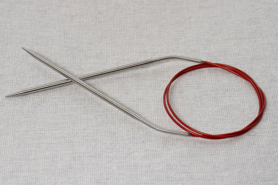 ChiaoGoo Red Circular Knitting Needles 9 inch -Size 8/5mm