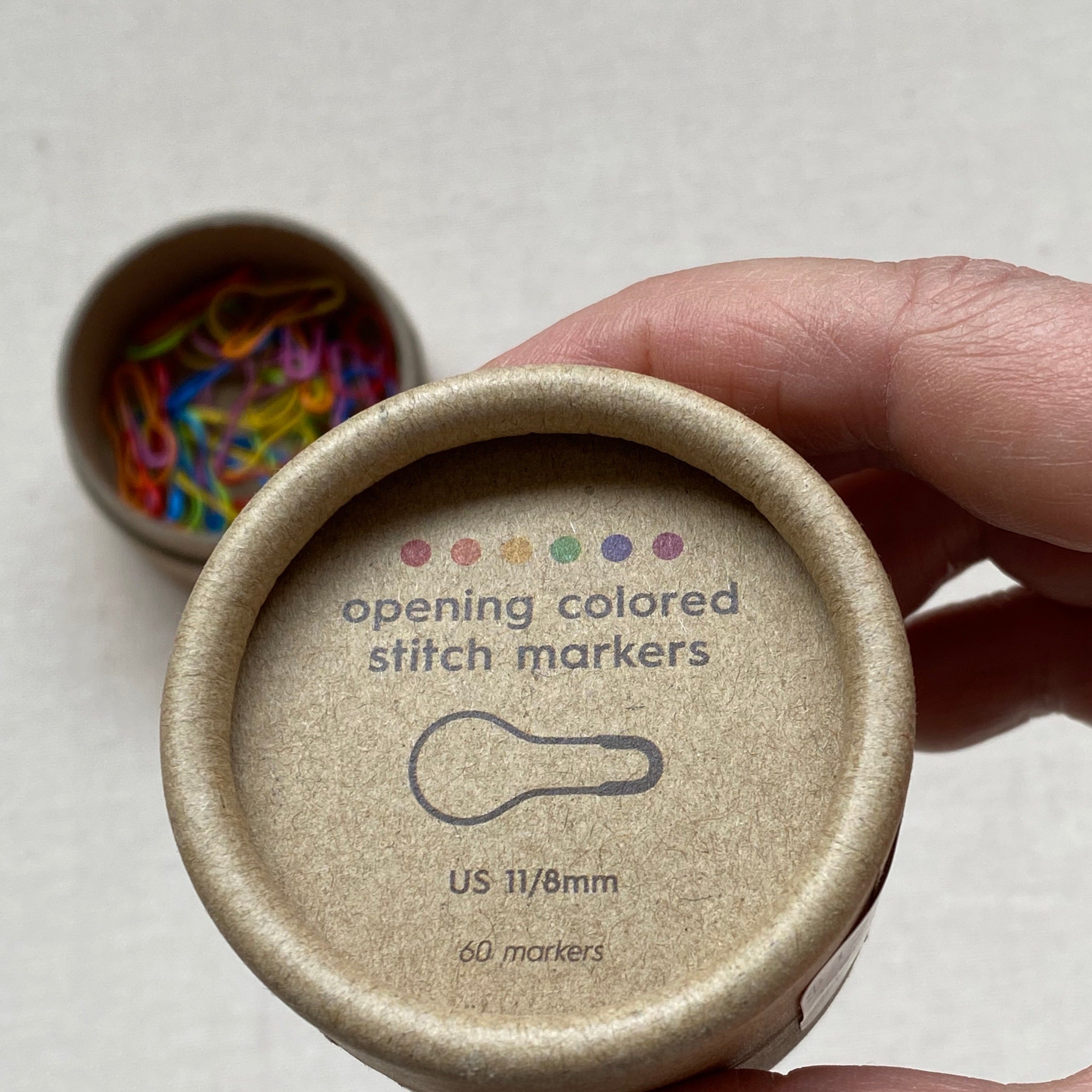 Coloured Opening Stitch Markers by Cocoknits